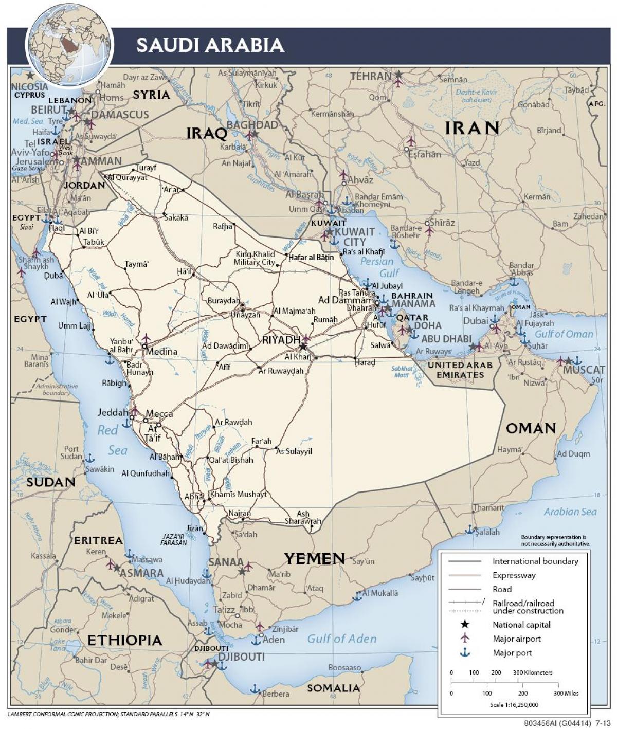 Kort af dhahran Sádi-Arabía 