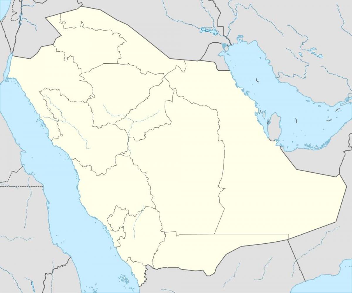 Kort af í Sádi-Arabía